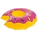 Produktbild Smartfox Aufblasbarer Getränkehalter Flaschenhalter Dosenhalter Donut Doughnut Krapfen Berliner in pink für Pool See Meer - 19 x 5cm