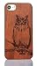 Produktbild otoolworld Holz Fällen Retro Natur Holz Schutzhülle für iPhone 6Plus iPhone 6S Plus, Eule
