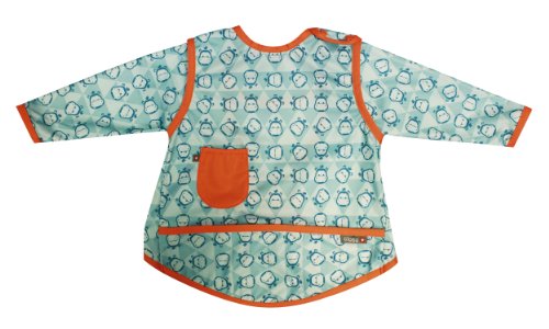Pop-In Close Coverall Bib (6-18 months, Hippo)