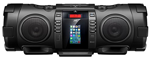 JVC RV-NB75BE BoomBlaster Subwoofer-System mit geschlossenem Apple iPod-Dock