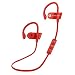 Produktbild Bluetooth Kopfhörer Roman Bluetooth V4.1 Wireless Headset bis zu 4.5 Stunden Spielzeit In-Ear-Kopfhörer schweißabweisend Sport-laufende Earbuds mit Noise Cancelling für iPhone 5 5s 5c 6 6s 7 plis ios Phone (SchwarzRot, Weiß, Blau)-BOOMLI (Rot)