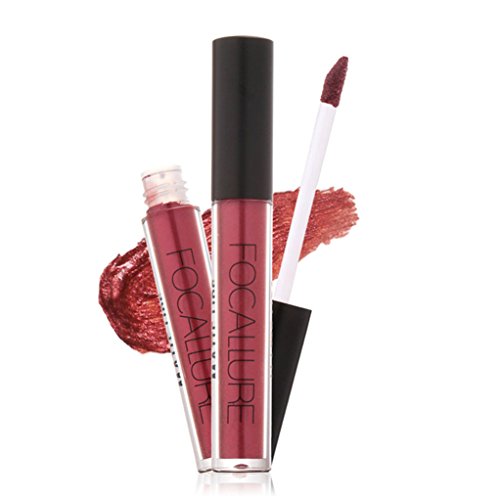 Lipstick Vovotrade FOCALLURE Neue Mode Lippenstift Kosmetik Frauen Sexy Lippen Metallic Lip Gloss_G