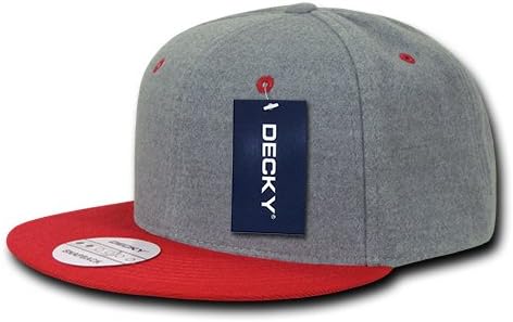 Cap Crony Men Caps/Snapback Cap Melton Crown Grey Adjustable