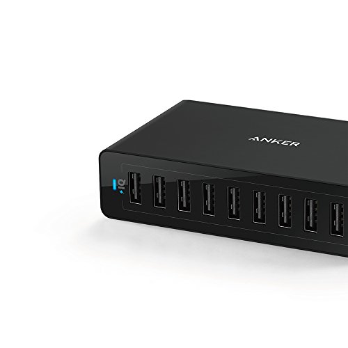 Anker PowerPort 10 - Cargador de red con conexi n USB para smartphones y tablets Apple y Android 60 W 10 puertos USB para iPhone 6S 6S Plus 6 6 Plus iPad Pro iPad Air 2 Mini 3 Galaxy S6 S6 Edge y otros color negro y blanco Anker PowerPort 10 - Cargador de red con conexi n USB para smartphones y tablets Apple y Android 60 W 10 puertos USB para iPhone 6S 6S Plus 6 6 Plus iPad Pro iPad Air 2 Mini 3 Galaxy S6 S6 Edge y otros color negro y blanco