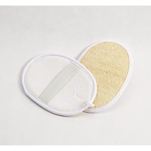 Oval Loofah Body Exfoliator 6x4 Inches (1pc) - Image 2