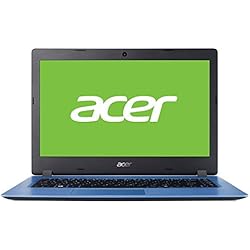 Acer Aspire 1 | A114-32 - Ordenador portátil de 14" HD (Intel Celeron N4000, 4 GB RAM, 64 GB eMMC, UMA, Windows 10 Home con S Mode & Office 365 Personal) Azul - Teclado QWERTY Español