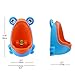Hintel Colorful Frog Boys Potty Training Urinal with Whirling Target - Use a Baby Boy Urinal, Making It Fun, Easy Stress Free to Potty - Blue