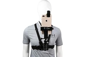 DYHQQ Smartphone-Brusthalterung mit Schwanenhals für Live-Streaming oder Video im Freien, Universalhalterung, kompatibel mit iPhone 11 X 8 7 6 Plus X XS XR Samsung Galaxy und Kamera