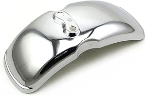 STONEDER Garde-boue avant en plastique chromé pour motos Honda Monkey Gorilla Bikes Z50 Z50A Z50J Z110 Z125 et réplique chinoise Monkey Skyteam Z50 Gorilla Bikes