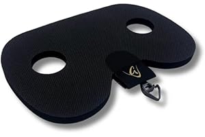 Godfrey Original Rowing Seat Pad for Men & Women - 12 mm Anti-Slip Rower Cushion with Optional Clip for In-Boat, Concept2, Peloton, Hydrow & Water Rowers