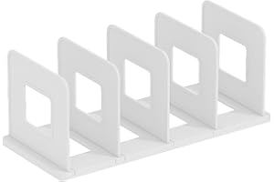 Marte Vanci Schreibtisch-Aktensortierer, Organizer, Geldbeutel-Organizer, Stehsammler Kunststoff, Zeitschriftenhalter, Bücherregal, Postteiler für Büro, Schreibtisch, Küche, Regal, Schrank, 4 Fächer