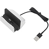 USB Tipo C Caricatore da Tavolo, Dock Station Sincronizzazione di Dati per Huawei P9 / Google Nexus 6P / Xiaomi 5 / Meizu Pro5 / Pro6 e Altri Cellulari con Interfaccia di Tipo C (Argento)