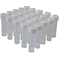 DIY Crafts Pack Of 60 Pcs, 10 ml, 5ml / 10ml Plastic Bottles Tubes Screw Cap Vial Or(Pack Of 60 Pcs, 10 ml)