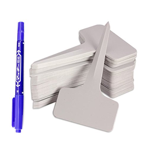 30 Stück Pflanzenstecker Aus Holz - Pflanzschilder Mit Stift Für Garten & Gewächshaus