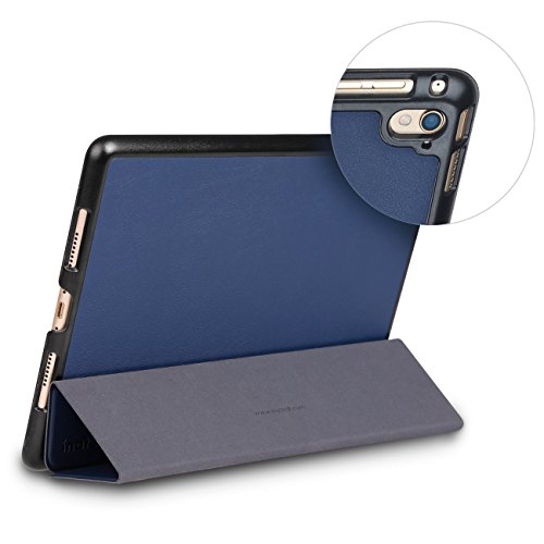 Inateck iPad Pro 9.7 Hülle – Ultra Slim Ledertasche Smart Cover mit Magnetischer Auto Sleep Wake-up Funktion und Standfunktion für iPad Pro 9.7, Blau - 5