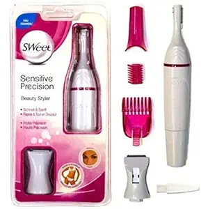 LOGICMART 5 in 1 Beauty Styler Safety for Upper, Lip, Chin, Eyebrow, bikini trimmer for women, underarm, Face Hair Remover electric machine clipper for women(Multicolor)