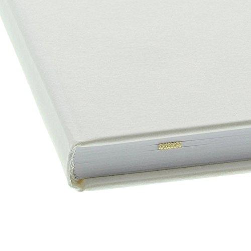 Goldbuch, Gästebuch mit Lesezeichen, 23x25cm, 176 Weiße Seiten Schreibpapier, Metallisiertes Papier mit Blind- und Rotprägung, Ti Amo, Perlmutt, 48015 - 3