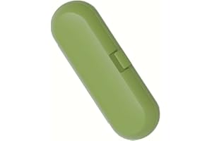 WATAWATA Travel Toothbrush Case Waterproof Electric Toothbrush Cover Box for Oral B & Philips Sonicare Travel Camping School (Green)