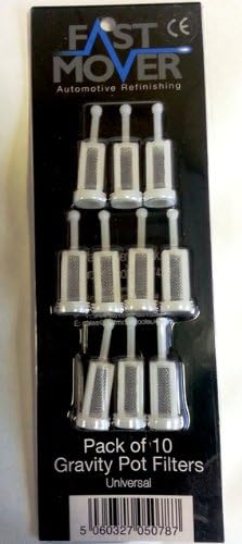 Pack of 10 Spraygun Gravity Pot Filters