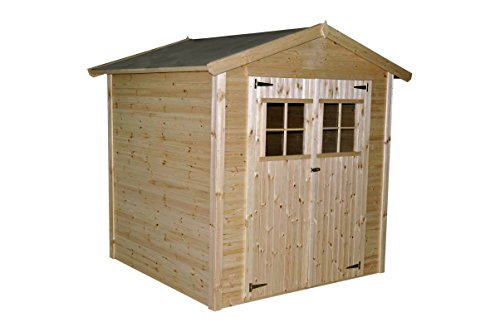 Gartengerätehaus Amstetten – 2,06 x 2,06 Meter aus 16mm Blockbohlenhaus - 4