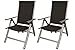 Produktbild 2er Set Kynast Comfort Alu Klappsessel Silber-anthrazit