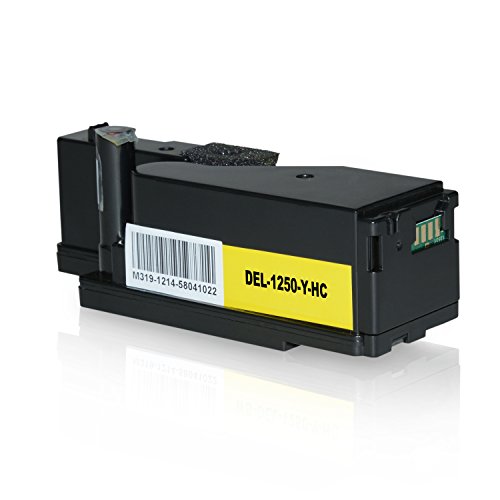 5 Toner Kompatibel zu Dell 1250c für Dell C1765nf, C1765nfw, C1760nw, C1700 Series, 1250c, 1350cnw, 1355cn, 1355cnw – Schwarz je 2.000 Seiten, Color je 1.400 Seiten - 9