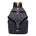 Produktbild MXQH Damen Rucksack aus leichtem Segeltuch, Vintage, für den Alltag und die Arbeit geeignet schwarz