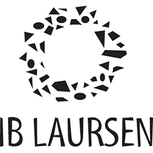 IB Laursen Kissen Kissenbezug Sitzkissenbezug schwarz creme gestreift Streifen - 2