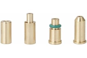 JUNSHXINX Adaptery do napełniania gazem 4 w 1 do zapalniczki S T Dupont żółty/czerwony/zielony/niebieski nasadki DL