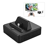 INTERRUPTOR ESTÁNDAR CON USB 3.0: no tiene que preocuparse por dañar el puerto con el tiempo al acoplar la consola. Los pernos de goma en la parte inferior del soporte de pie evitan que se mueva o se caiga en un accidente. Te permite jugar en modo de mesa con varias personas. También hay un puerto USB 3.0 adicional para conectar el controlador USB o el adaptador del controlador