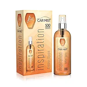 Lia Car Mist Freshener Amber Spice Fragrance (100ml)