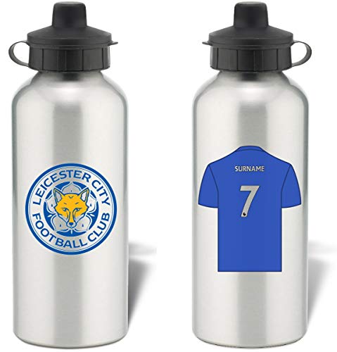 Leicester City F.C. Botella de Agua de Aluminio Personalizada