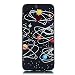 Produktbild Everainy Huawei Honor 8X Hülle Silikon Bumper Gummi Kreativ Cover Hüllen Kompatibel für Huawei Honor 8X Handyhülle Stoßfest TPU Stoßstange Schwarz Schutzhülle (Milchstraße)