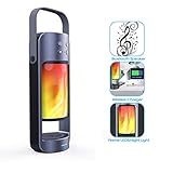 USB-Ladegerät und kabelloses Ladegerät: Eingebauter 3600-mAh-Lithium-Ionen-Akku, der über den USB-Anschluss aufgeladen wird oder mithilfe des kabellosen Qi-Ladens für Qi-fähige Smart-Geräte aufgeladen werden kann. Die maximale kabellose Leistung beträgt 10 W für Android-Telefone und 7,5 W für iOS-Telefone