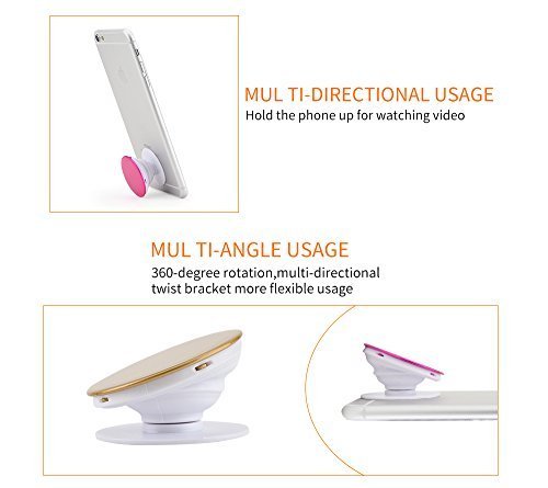 Supporto regolabile e titolare per Smartphone e Tablets/regolabile universale Finger titolare con protezione telefono/smartphone di stoccaggio e Porta Cellulare