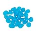 Imported 100PCS Glow in the Dark Pebbles Stone for Luminous Walkway Sky Blue RS.820.00