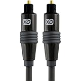 XO Digital Optical Toslink Cable 1m / 1 Metre Premium Install Series - suitable for PS3, PS4, XBOX One, Sky HD, LCD, LED, Plasma, Blu-ray, Home Cinema Systems, AV Amps