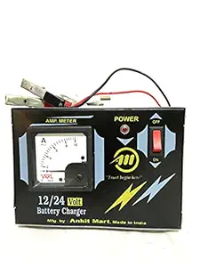 ankit mart Car Battery Charger 12V/24v Battery Charger all in one