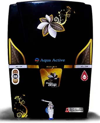 Dez9 technology UV Ultraviolet Reverse Osmosis Water Filtration System ? 6 Stage RO UV Water Sterilizer with ABS Tank ? 1100 Inline filter ? 100 GPD (Booster pump) with upto 3000 TDS,