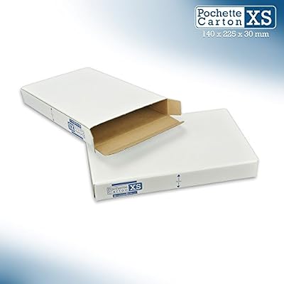 enveloppebulle Boîtes Pochettes Carton XS - hauteur 3cm - Lot de 50