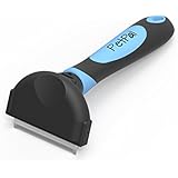 Katzenbürste von PetPäl für deShedding Fellpflege | Neuartige Bürste für Katzen Fell | Unterwollbürste & Unterfellbürste für Kurz- & Lang-Haar | Fellkamm | Unterwolle & Unterfell Einfach Entfernen mit Selbstreinigungs-Technologie +2 Bonus Abstracts