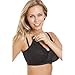 Camille Womens Royce Jasmine Firm Support Ladies Breastfeeding Nursing Black Bra 32F-40L 32H