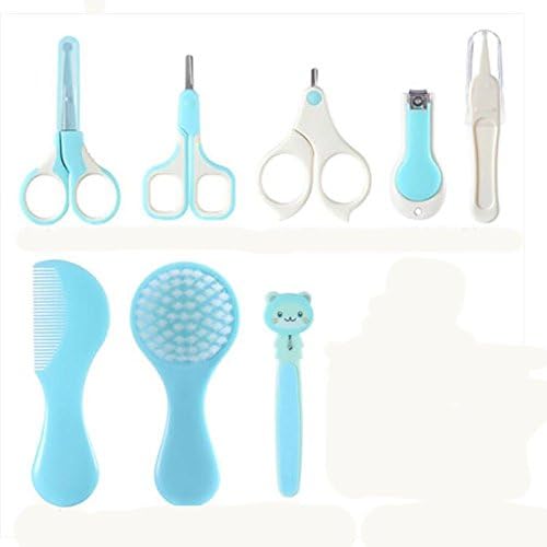 XISHU Essential Baby Healthcare and Grooming Kit Set Nail Care for Boys and Girls Finger Toe Nail clippers , picture color