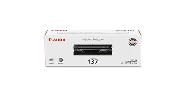 Canon Original 137 Toner Cartridge Black Amazon In Computers Accessories