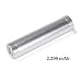 Produktbild Runde Powerbank aus Metall Silber 2200 mAh