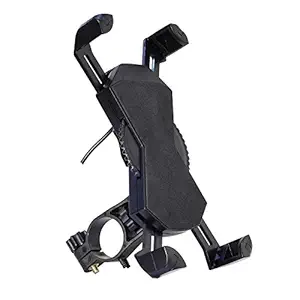 Blackcat Bike Mobile Holder with Charger for Bikes and Scooter Spyder v2 (2019) | Fast Charge |with On/Off Switch