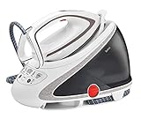 Contenido del envío: estación de planchado Tefal GV9567 Pro Express Ultimate, depósito de agua, colector antical, instrucciones de uso (idioma español no garantizado).