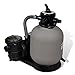Produktbild Sandfilterpumpe 600W 17000L/h Durchfluss 10 m³/h Schwimmbad Filter Set Sandfilteranlage