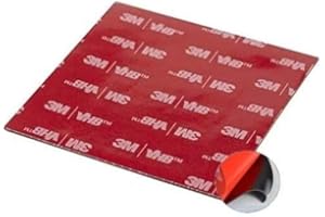 CANOPUS 3M Double Sided Pads Heavy Duty Waterproof VHB 5952 10cm x 10cm Extra Strong Double Sided Sheet Rear Mirror Sticky Pad Adhesive Pads for Dash Cam Windscreen Home Decor Number Plate Pad