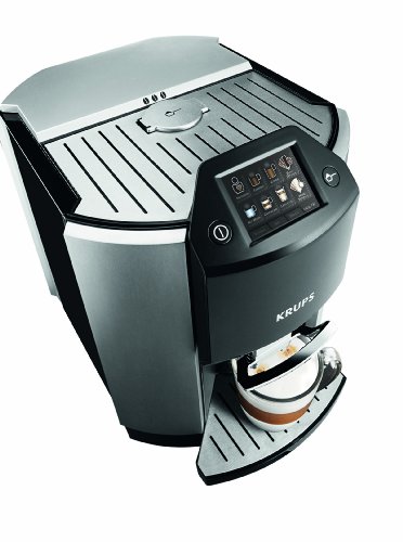 Krups EA9010 Kaffee-Vollautomat One-Touch-Funktion (1,7 L, 15 bar, Touchscreen-Display, Milchbehälter) silber - 2